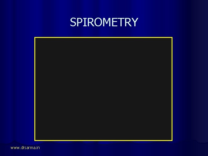 SPIROMETRY www. drsarma. in 