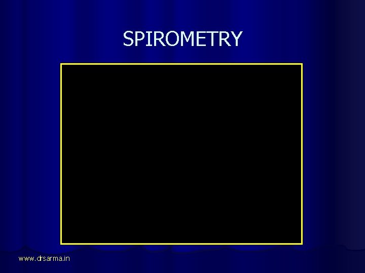 SPIROMETRY www. drsarma. in 