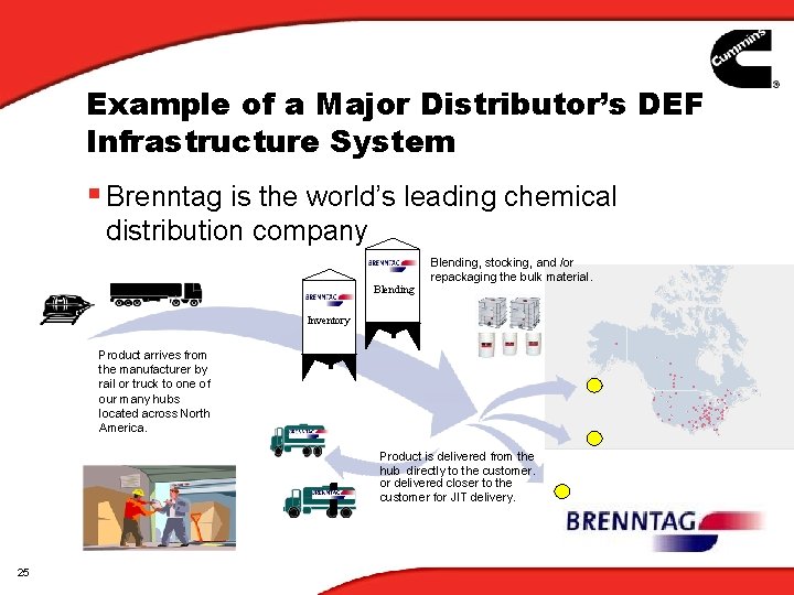 Example of a Major Distributor’s DEF Infrastructure System § Brenntag is the world’s leading Example of a Major Distributor’s DEF Infrastructure System § Brenntag is the world’s leading
