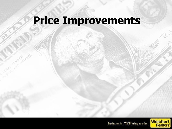 Price Improvements 