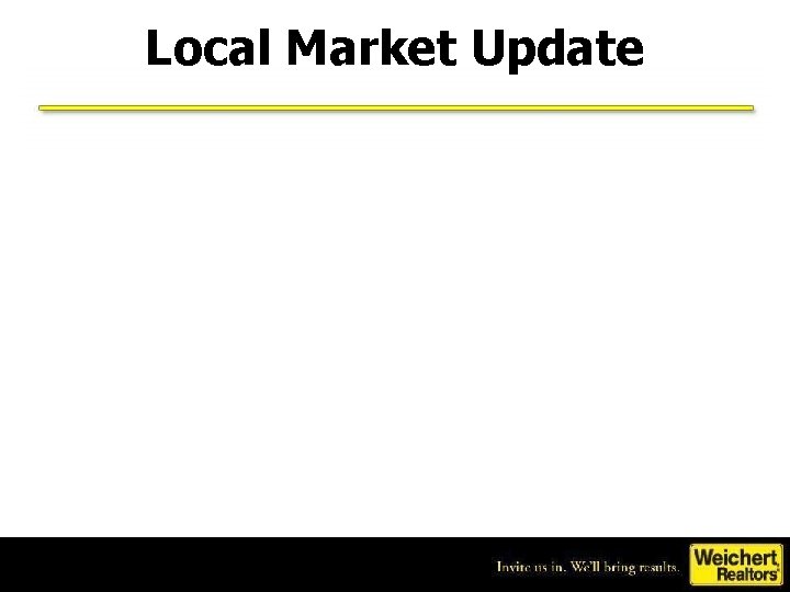 Local Market Update 