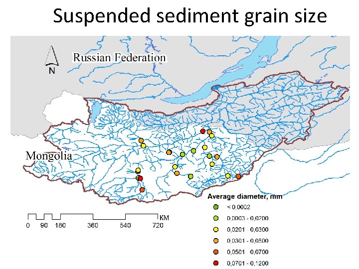 Suspended sediment grain size 
