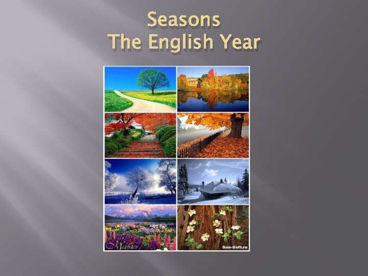 Seasons The English Year 