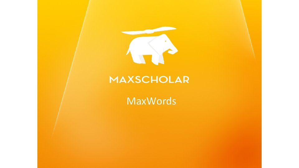Max. Words 