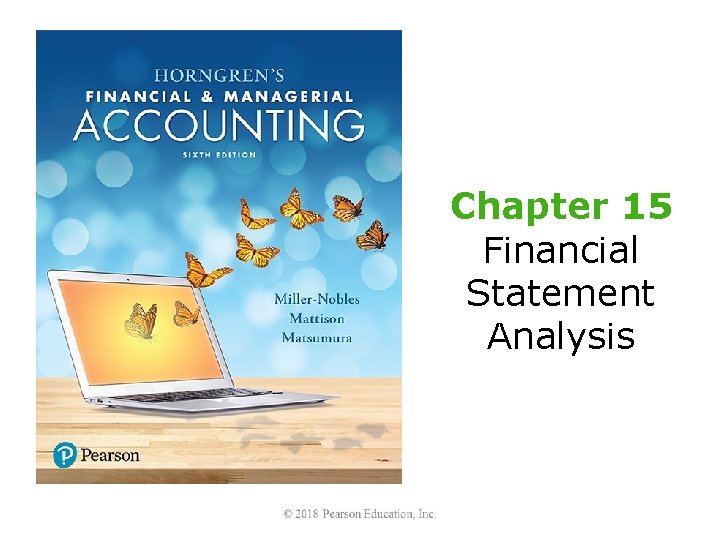 Chapter 15 Financial Statement Analysis 