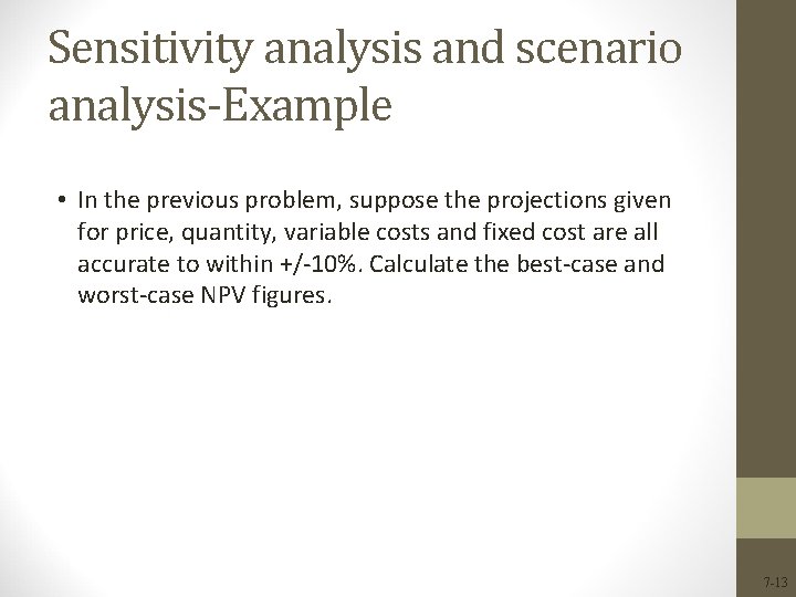 Chapter 7 Risk Analysis Real Options and Capital
