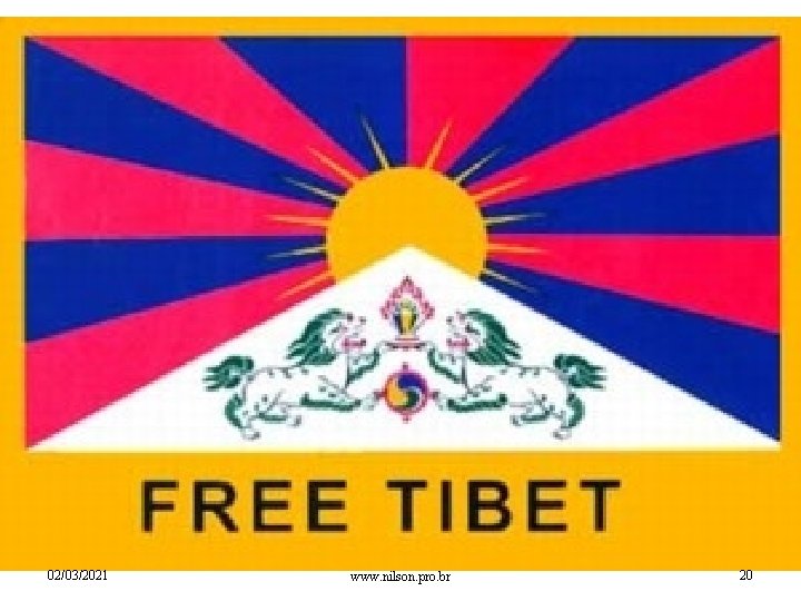 Entendendo a causa tibetana n n n O Tibete vem sendo palco de protestos