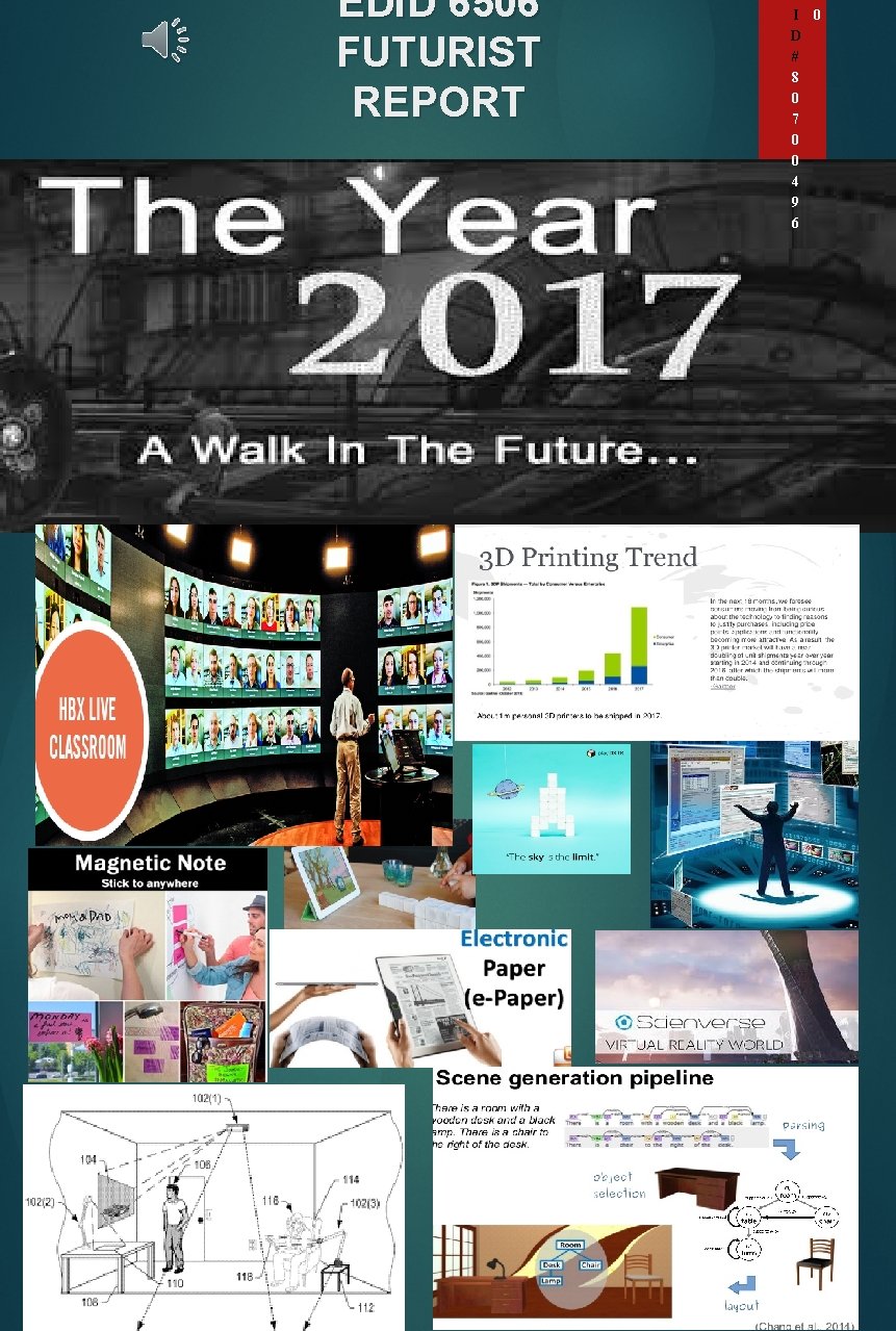 EDID 6506 FUTURIST REPORT I 0 D # 8 0 7 0 0 4