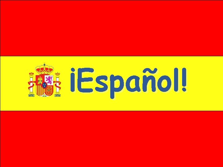 ¡Español! 