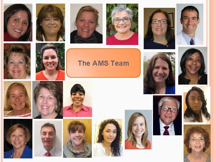 The AMS Team 8 The AMS Team 8