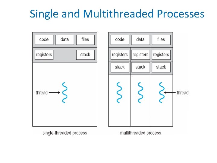 Single and Multithreaded Processes 