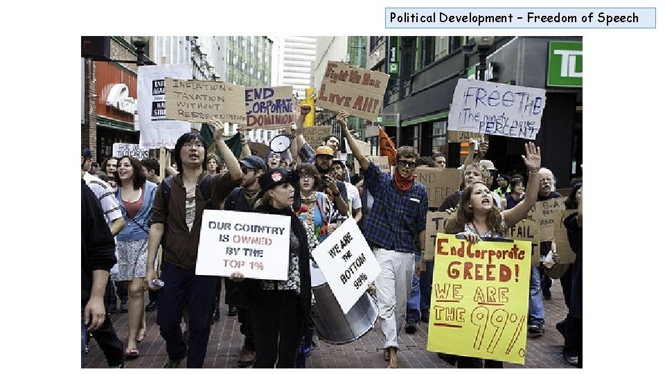 Political Development – Freedom of Speech 