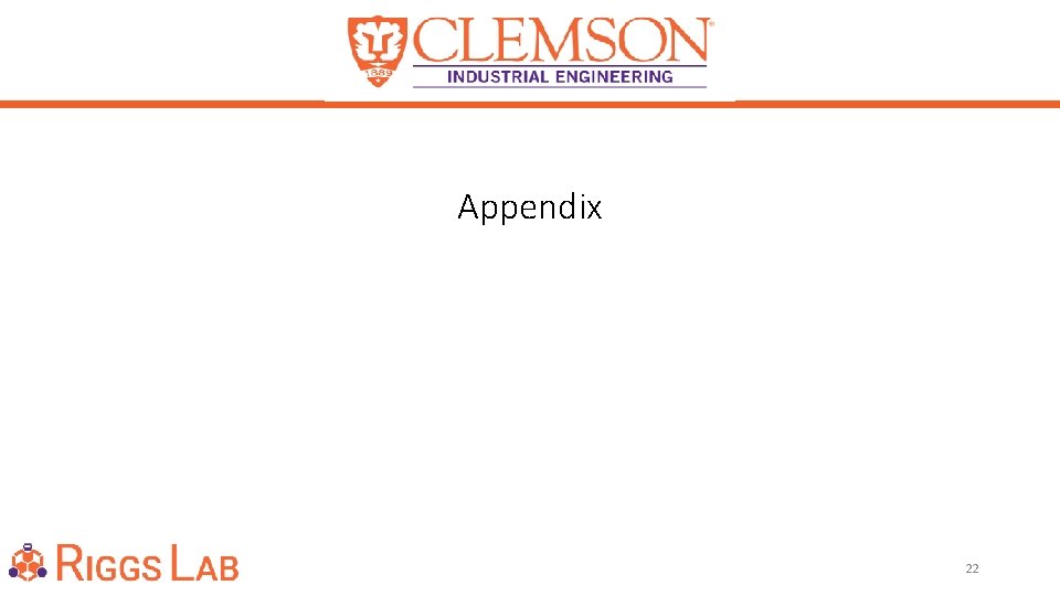 Appendix 22 