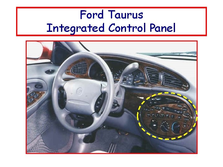 Ford Taurus Integrated Control Panel 