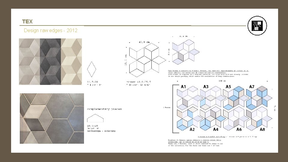 TEX Design raw edges - 2012 