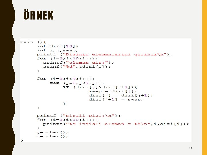 ÖRNEK 11 ÖRNEK 11