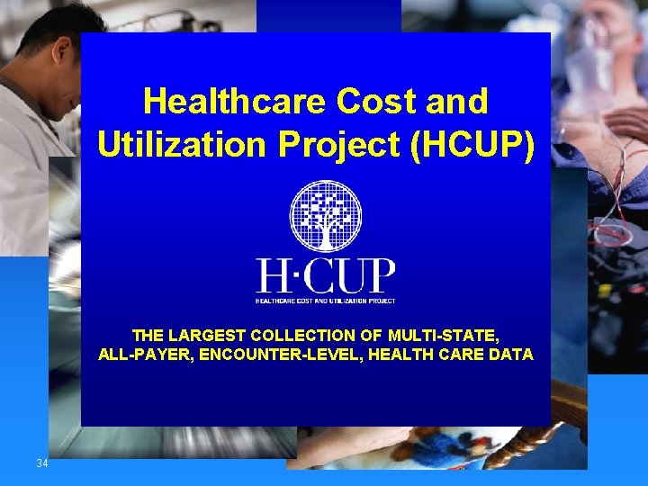 Advancing Excellence in Health Care Healthcare Cost and Utilization Project (HCUP) THE LARGEST COLLECTION