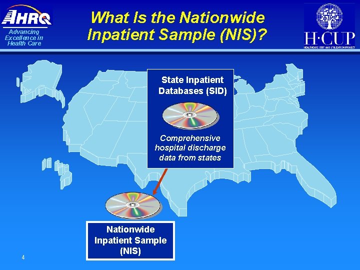 Advancing Excellence in Health Care What Is the Nationwide Inpatient Sample (NIS)? State Inpatient