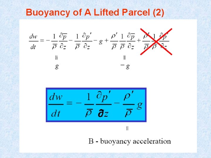 Buoyancy of A Lifted Parcel (2) 37 