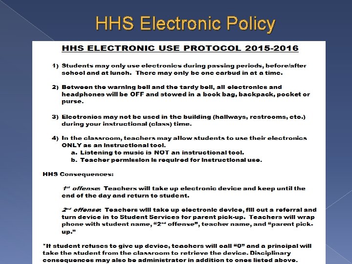 HHS Electronic Policy 