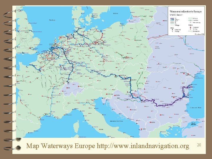 Map Waterways Europe http: //www. inlandnavigation. org 20 