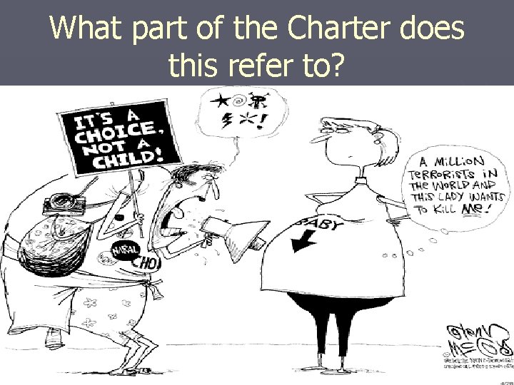 What part of the Charter does this refer to? 