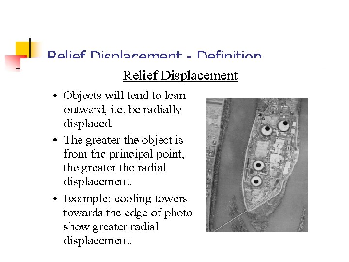 Relief Displacement - Definition 
