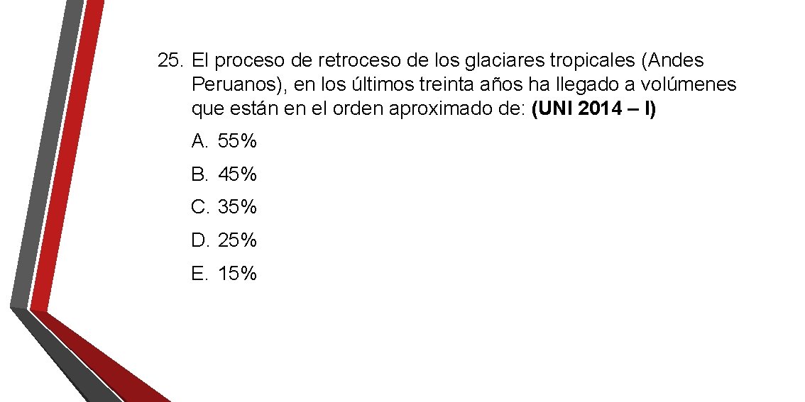 25. El proceso de retroceso de los glaciares tropicales (Andes Peruanos), en los últimos 25. El proceso de retroceso de los glaciares tropicales (Andes Peruanos), en los últimos