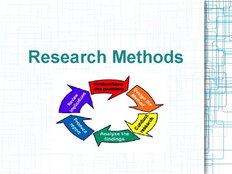  Research Methods 