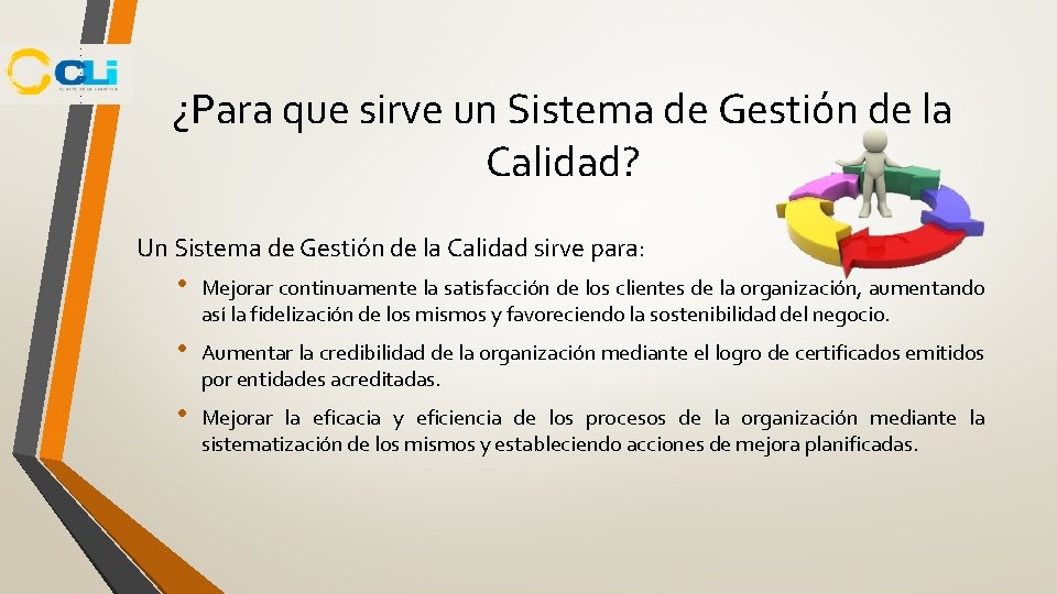 ¿Para que sirve un Sistema de Gestión de la Calidad? Un Sistema de Gestión ¿Para que sirve un Sistema de Gestión de la Calidad? Un Sistema de Gestión