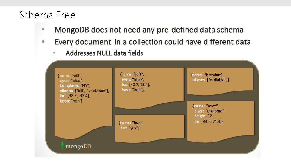Schema Free 