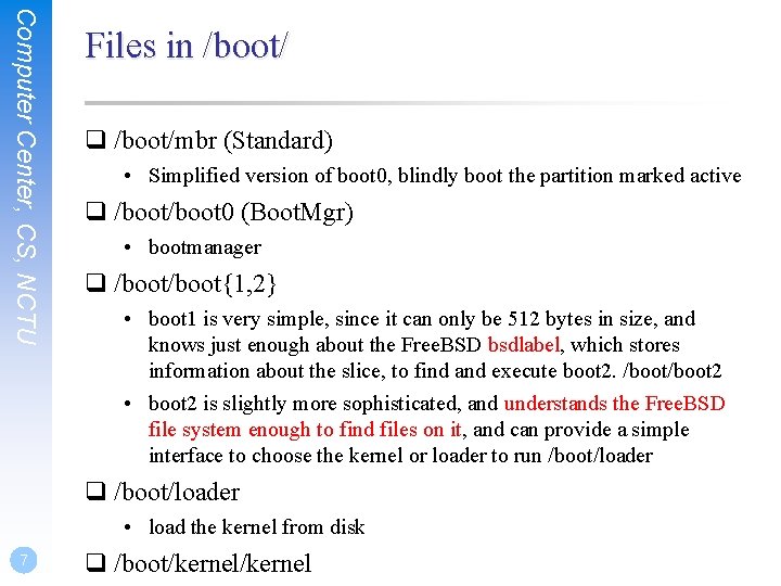 Booting Up and Shutting Down Computer Center CS