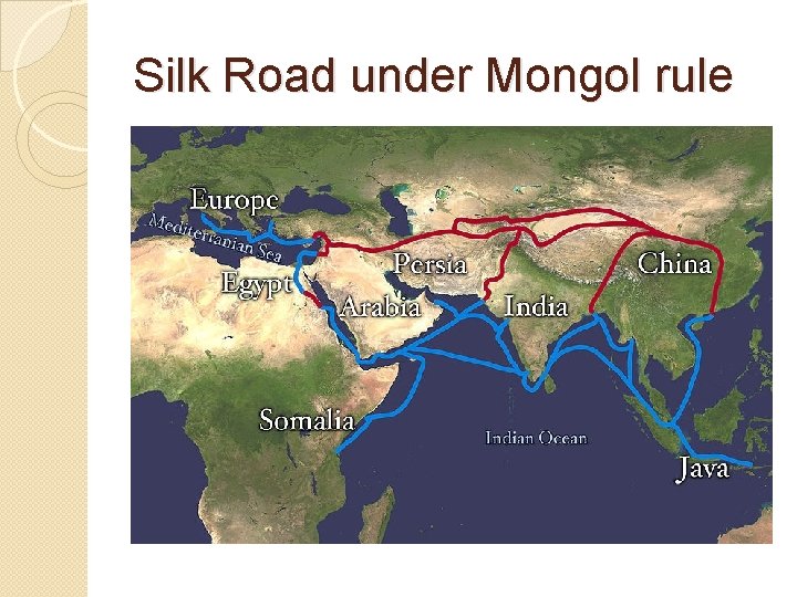 Silk Road under Mongol rule 
