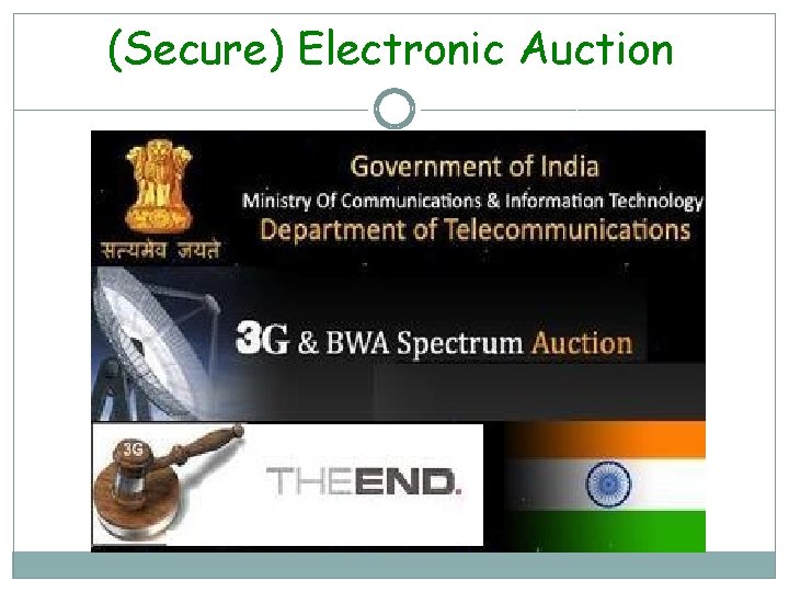 (Secure) Electronic Auction 