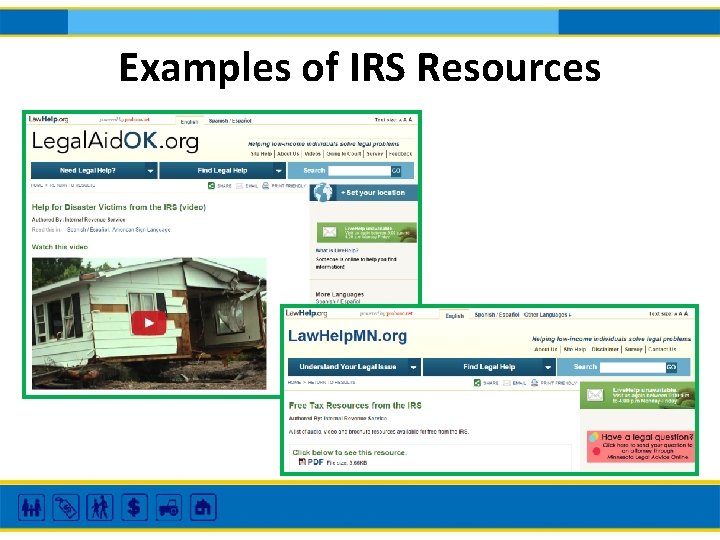 Examples of IRS Resources 