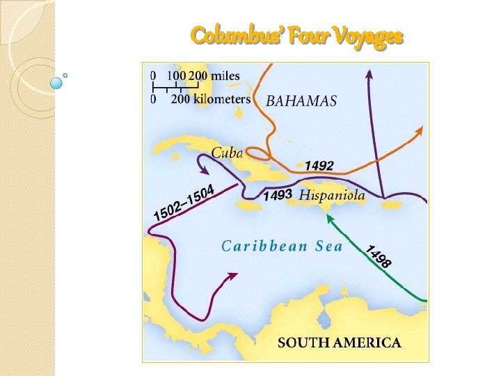 Columbus’ Four Voyages 