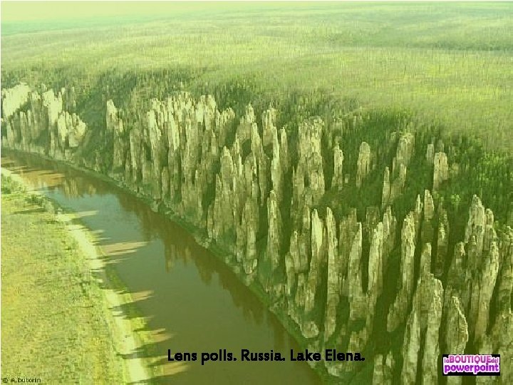 Lens polls. Russia. Lake Elena. 