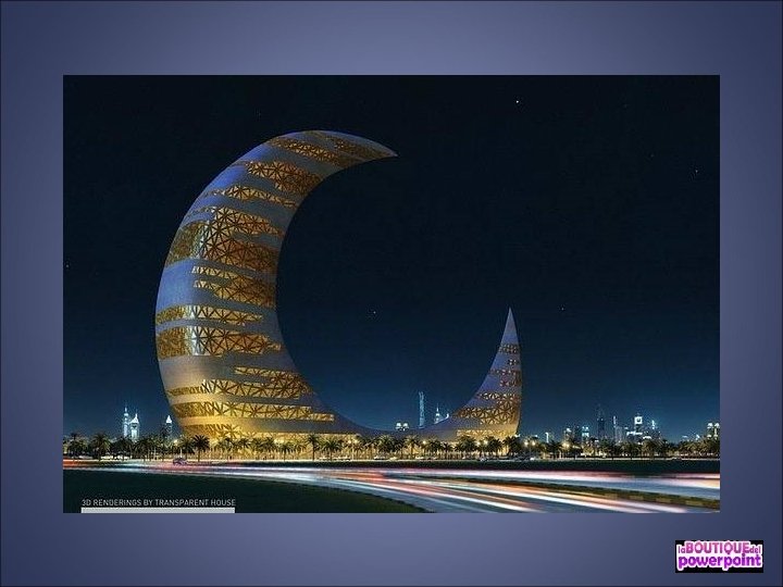 Skyscraper “Crescent Moon Tower” in Dubai 