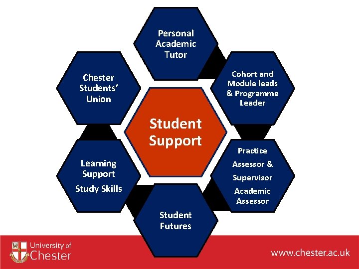 Personal Academic Tutor Cohort and Module leads & Programme Leader Chester Students’ Union Student