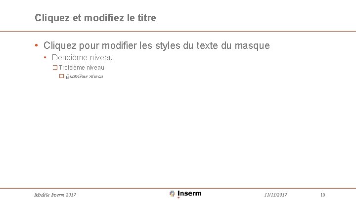 Cliquez et modifiez le titre • Cliquez pour modifier les styles du texte du