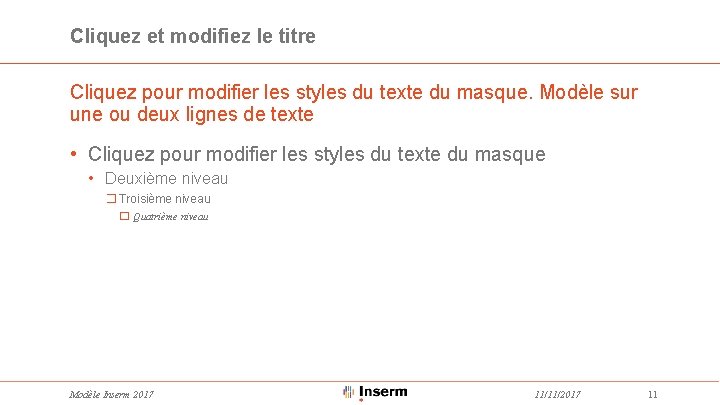 Cliquez et modifiez le titre Cliquez pour modifier les styles du texte du masque.