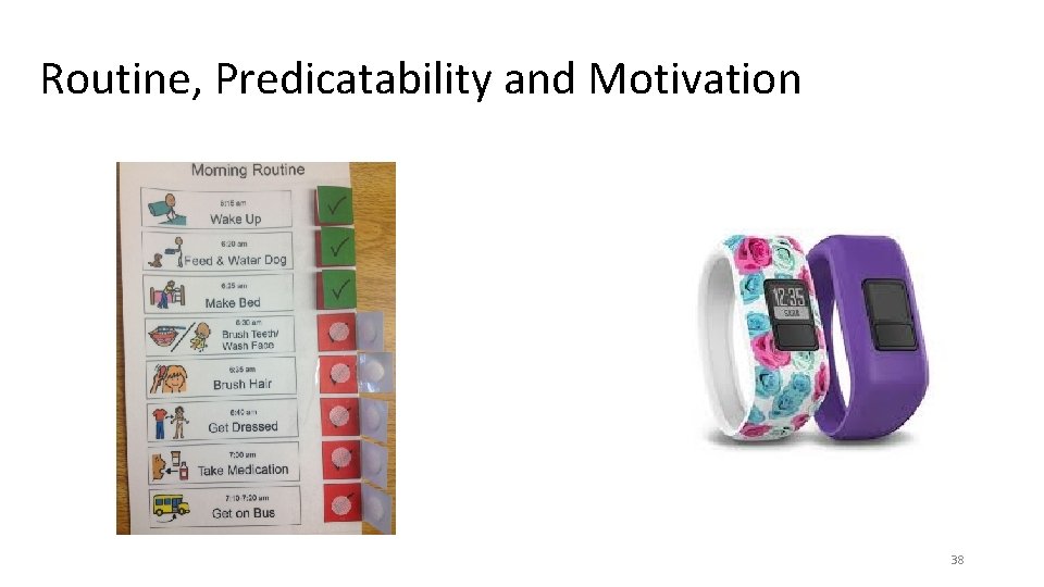 Routine, Predicatability and Motivation 38 