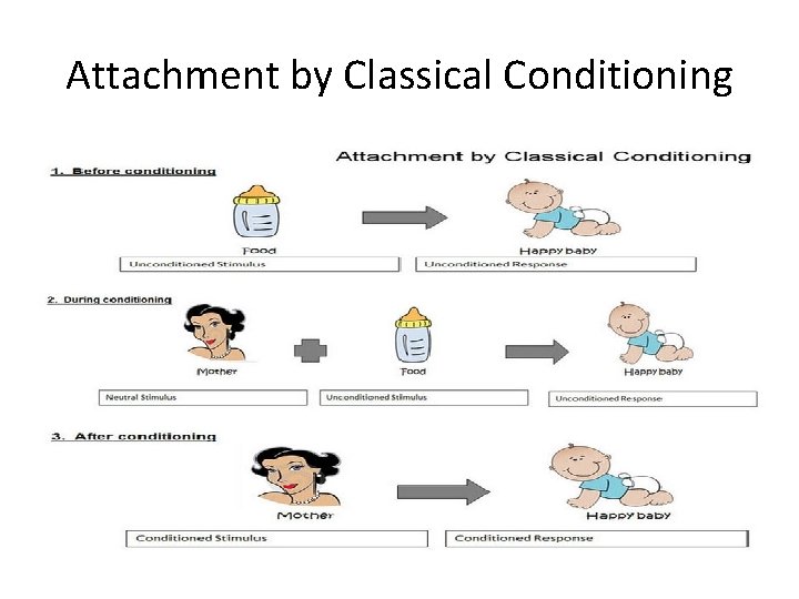 Attachment by Classical Conditioning 