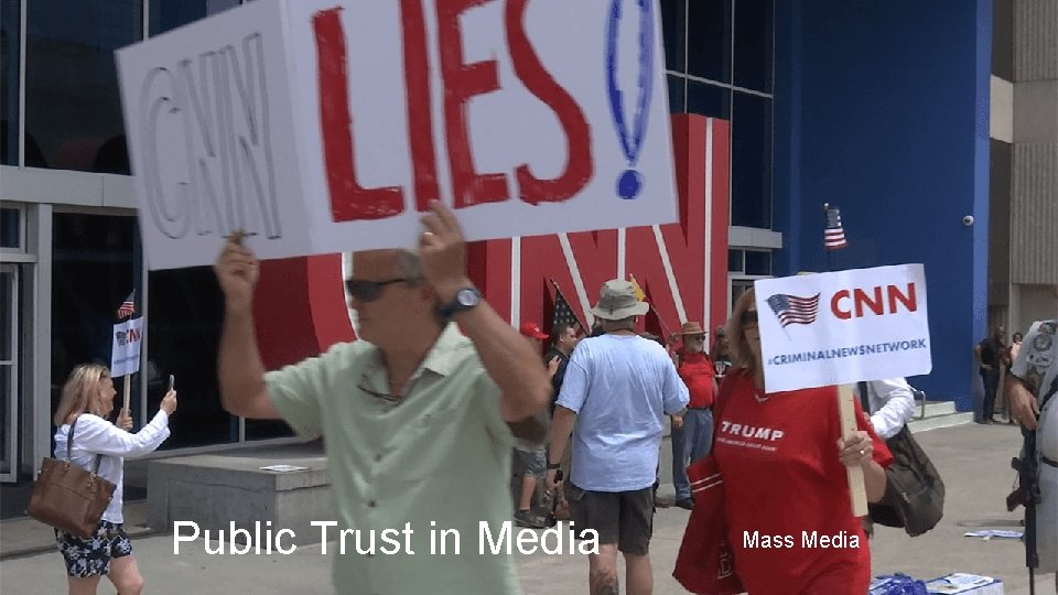 Public Trust in Media Mass Media 