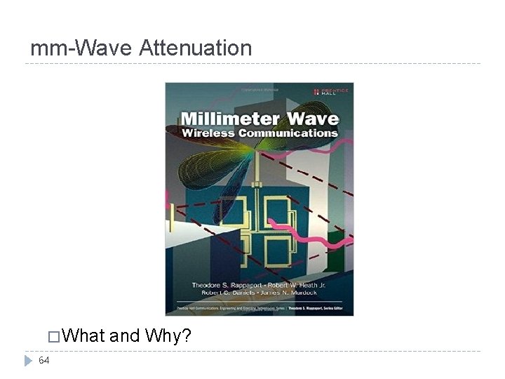 mm-Wave Attenuation � What and Why? 64 