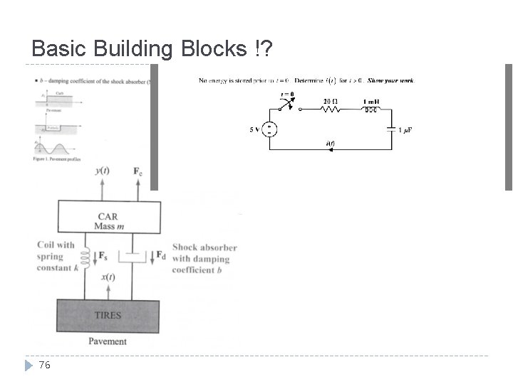 Basic Building Blocks !? 76 