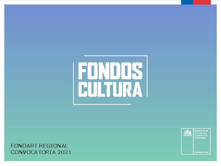 FONDART REGIONAL CONVOCATORIA 2021 