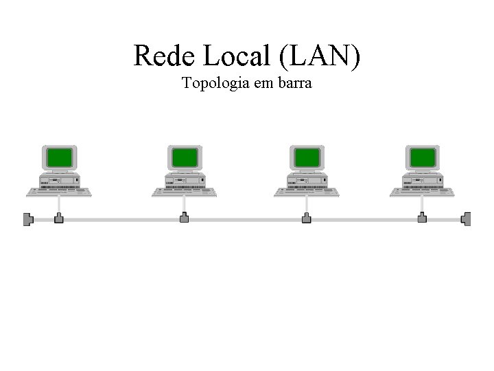 Rede Local (LAN) Topologia em barra 