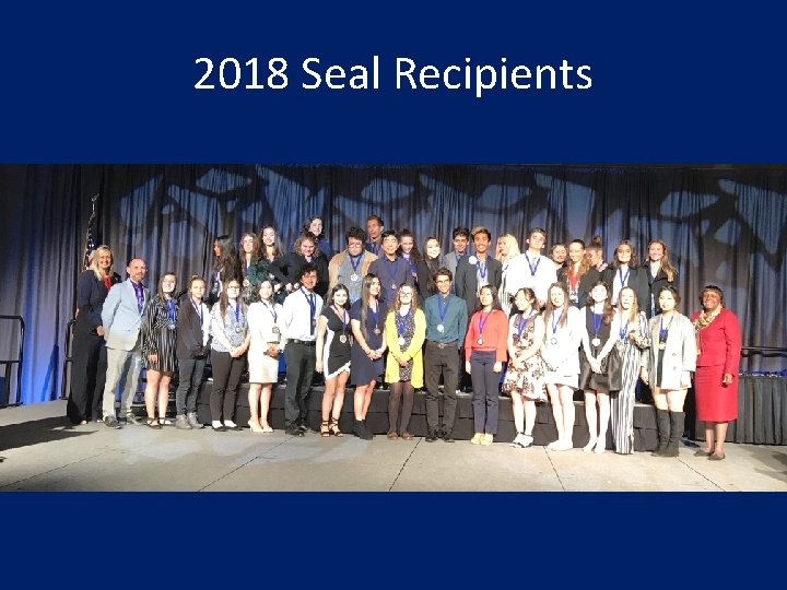 2018 Seal Recipients 