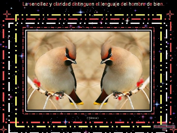 La sencillez y claridad distinguen el lenguaje del hombre de bien. ( Séneca )